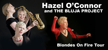 The Bluja Project blondes on fire tour flyer